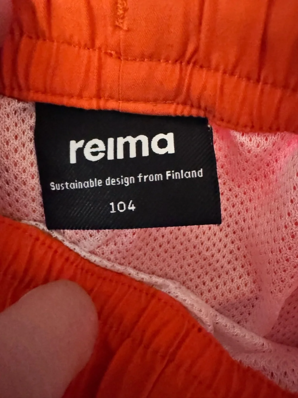 Reima Bright Orange Kids' Swim Trunks